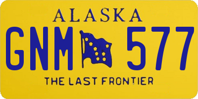 AK license plate GNM577