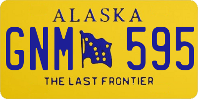 AK license plate GNM595