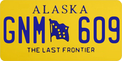 AK license plate GNM609