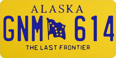 AK license plate GNM614