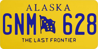 AK license plate GNM628