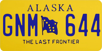 AK license plate GNM644