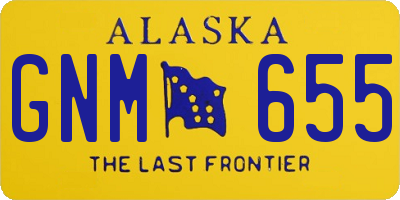 AK license plate GNM655