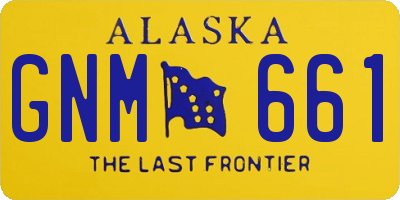 AK license plate GNM661