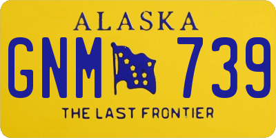 AK license plate GNM739