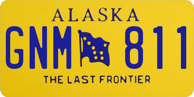 AK license plate GNM811