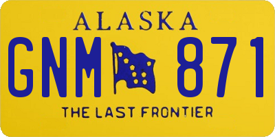 AK license plate GNM871