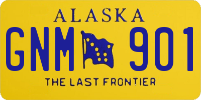 AK license plate GNM901
