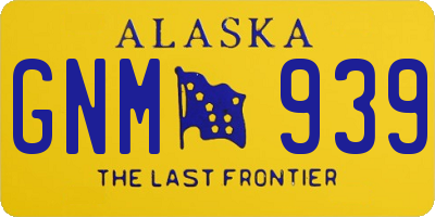 AK license plate GNM939