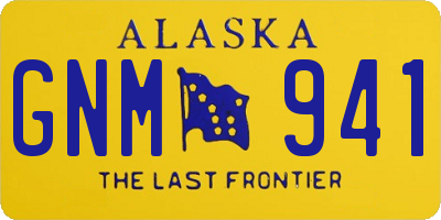 AK license plate GNM941