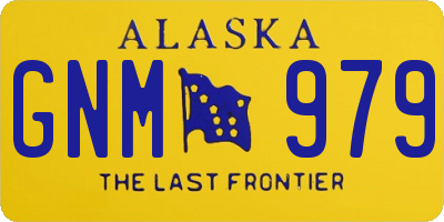 AK license plate GNM979