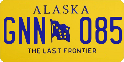 AK license plate GNN085