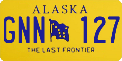 AK license plate GNN127