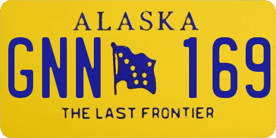 AK license plate GNN169