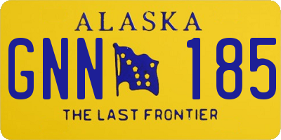 AK license plate GNN185