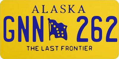 AK license plate GNN262