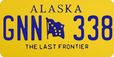 AK license plate GNN338