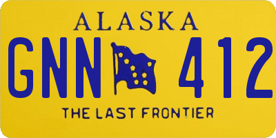AK license plate GNN412