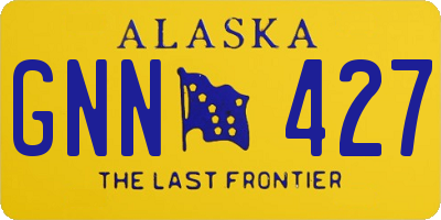 AK license plate GNN427