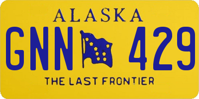 AK license plate GNN429