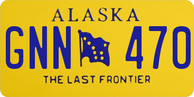 AK license plate GNN470