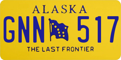 AK license plate GNN517