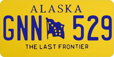 AK license plate GNN529