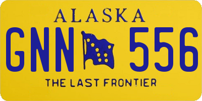 AK license plate GNN556