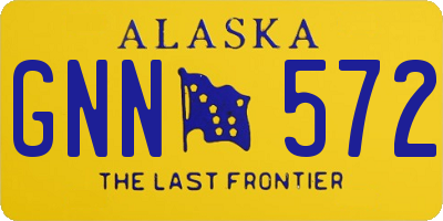 AK license plate GNN572