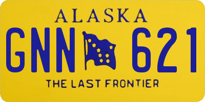 AK license plate GNN621