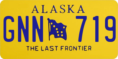 AK license plate GNN719