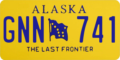 AK license plate GNN741