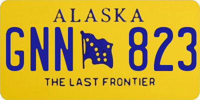 AK license plate GNN823