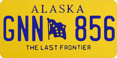 AK license plate GNN856