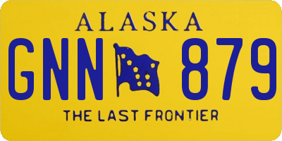 AK license plate GNN879