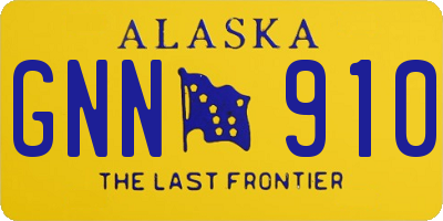 AK license plate GNN910