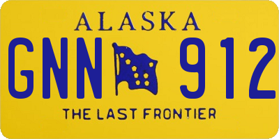 AK license plate GNN912