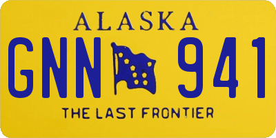 AK license plate GNN941