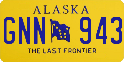 AK license plate GNN943