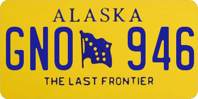 AK license plate GNO946