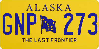 AK license plate GNP273