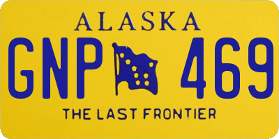 AK license plate GNP469