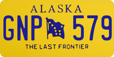 AK license plate GNP579