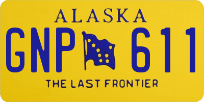 AK license plate GNP611