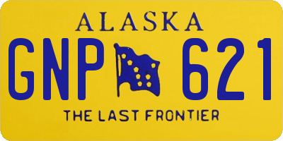 AK license plate GNP621