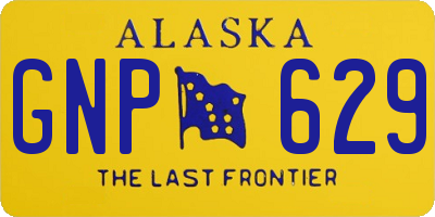AK license plate GNP629