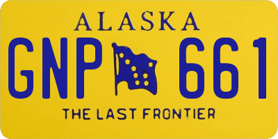 AK license plate GNP661