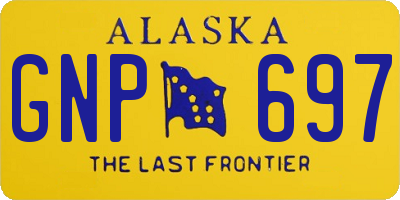 AK license plate GNP697