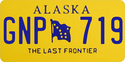 AK license plate GNP719