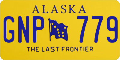 AK license plate GNP779